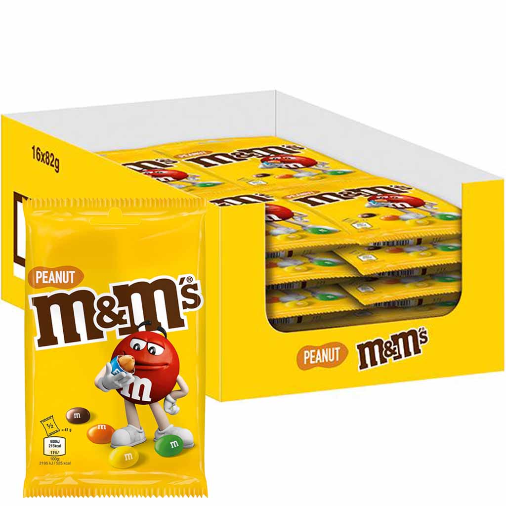 M&Ms Peanut 16x82g=1312g MHD 21.06.26