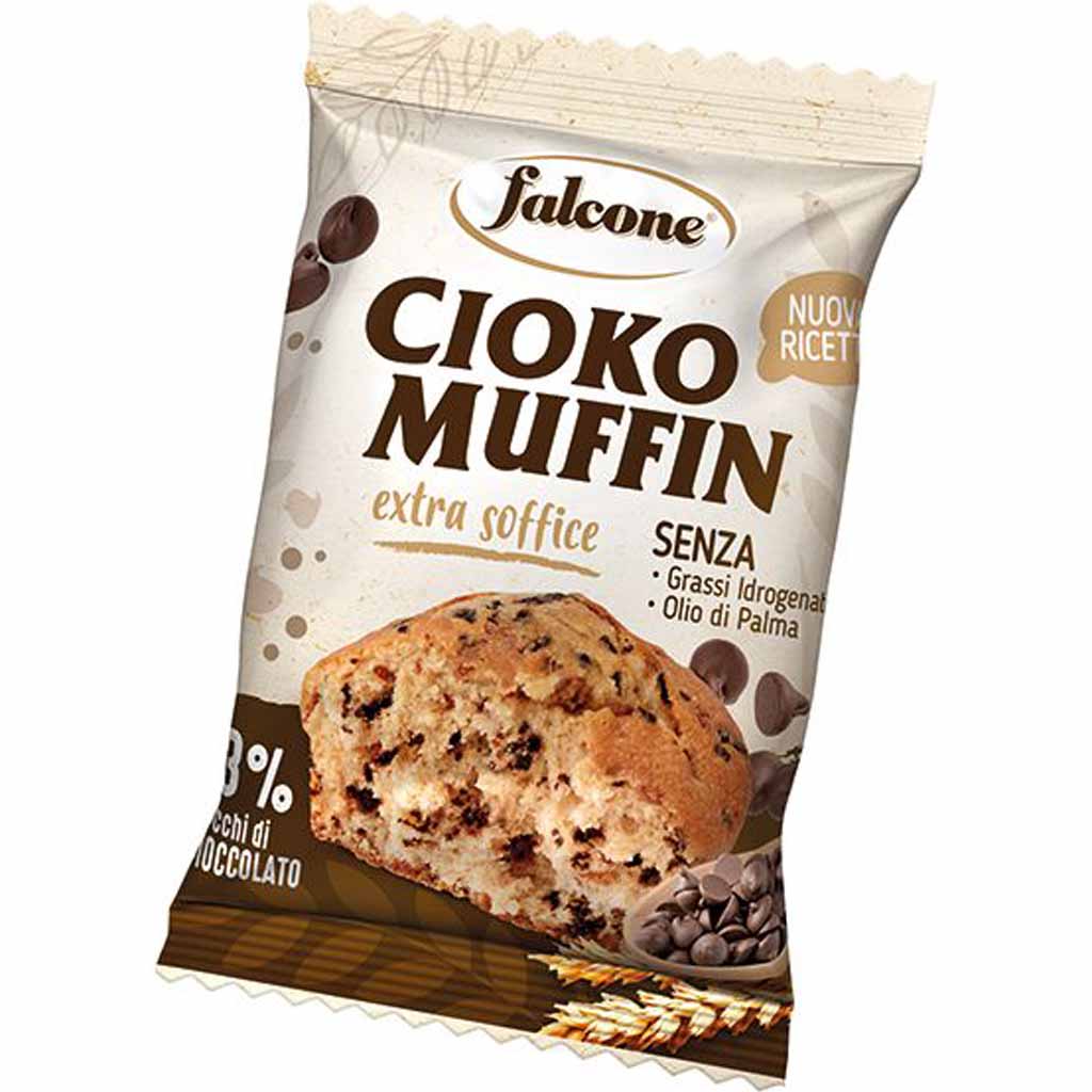 30x Falcone Cioko Muffin Typ Stracciatella á 50g=1,5kg MHD 14.07.26