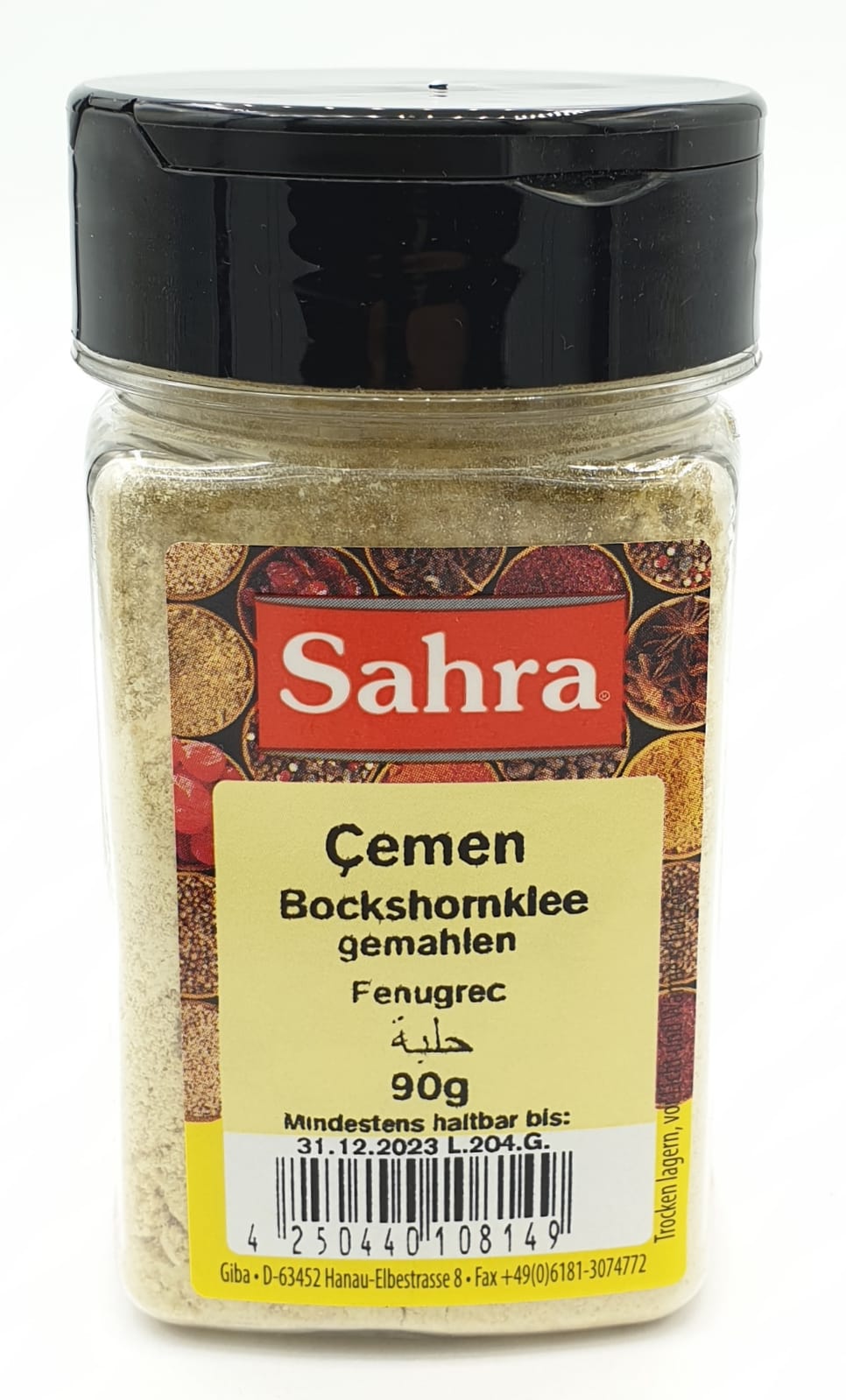 Sahra Bockshornklee gemahlen 90g MHD 30.06.28