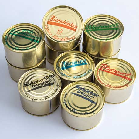 Schwarzwaldhaus Original Hausmacher Wurst 400g Goldglanzdose