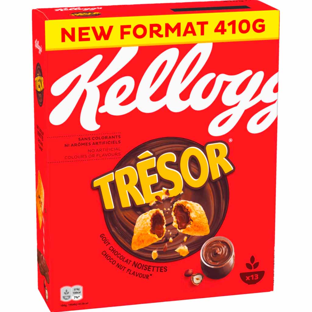 Kelloggs Tresor Choco Nut 410g MHD 06.06.26
