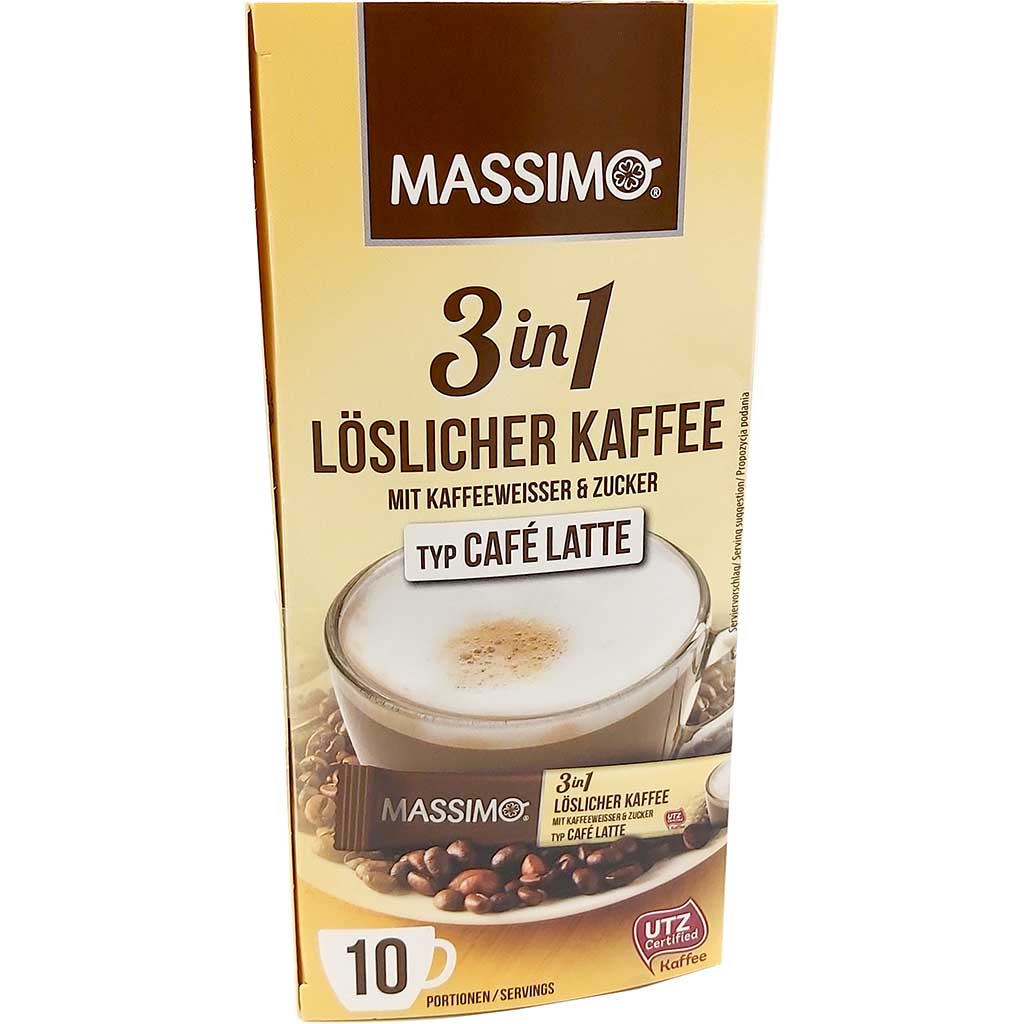 Massimo 3in1 Cafe Latte 10er 125g MHD 30.10.26