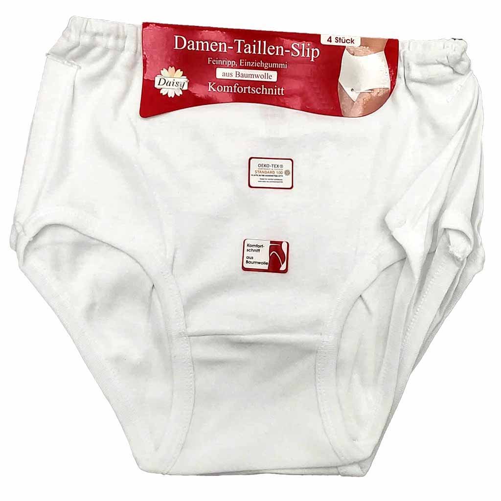 Damen Taillen Slip 4er Pack Größe 40-42