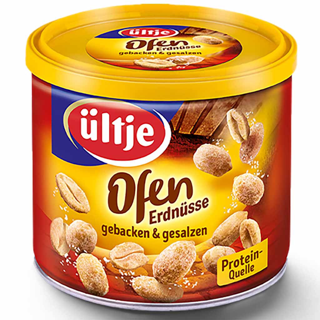 ültje Ofen Erdnüsse gesalzen 180g MHD 30.05.26