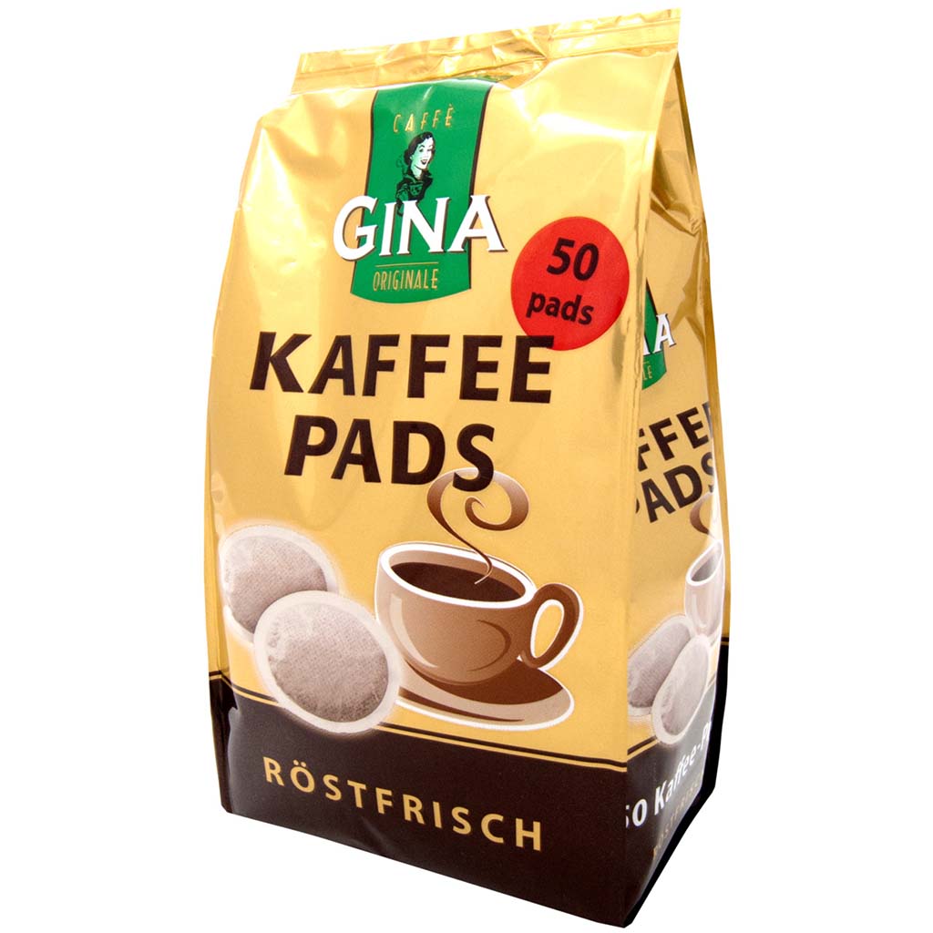 Gina Kaffeepads Röstfrisch 50 Pads 350g MHD 27.11.26