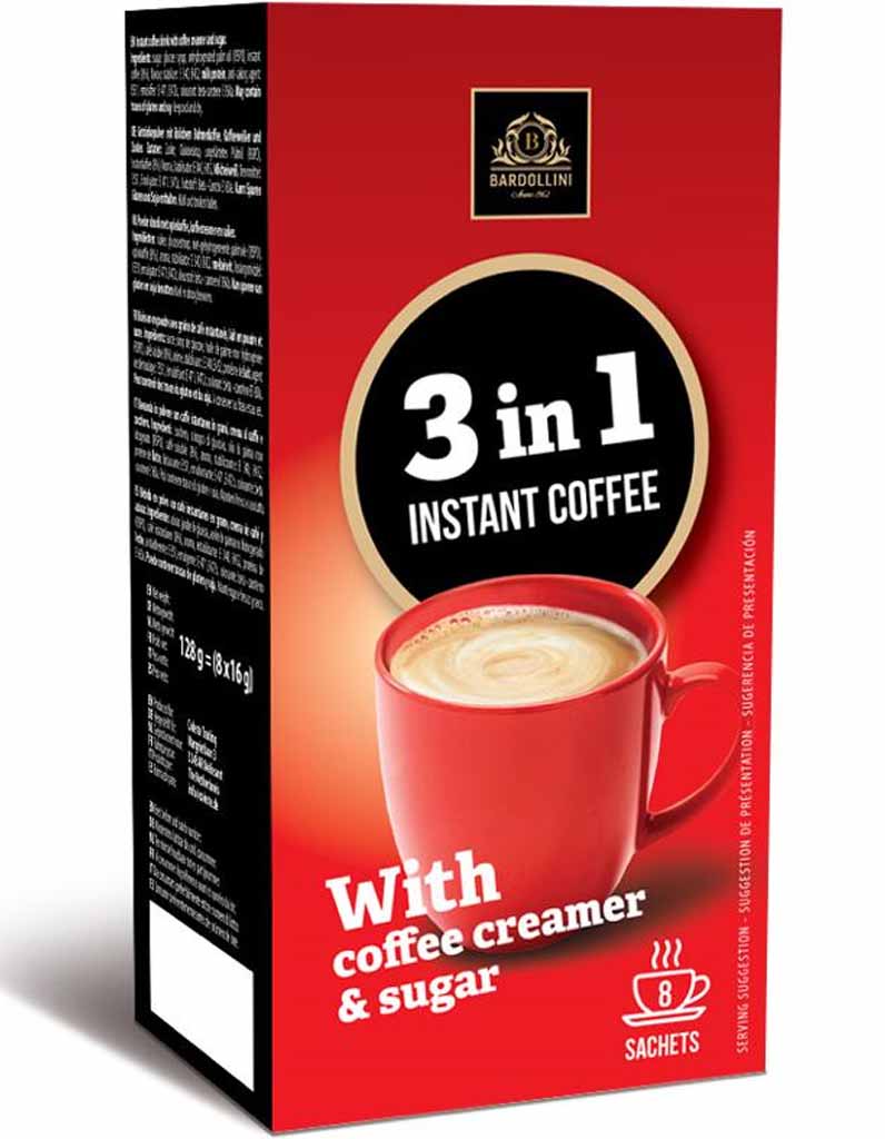 Bardollini Kaffeesticks 3in1 8er 128g MHD 04.05.27