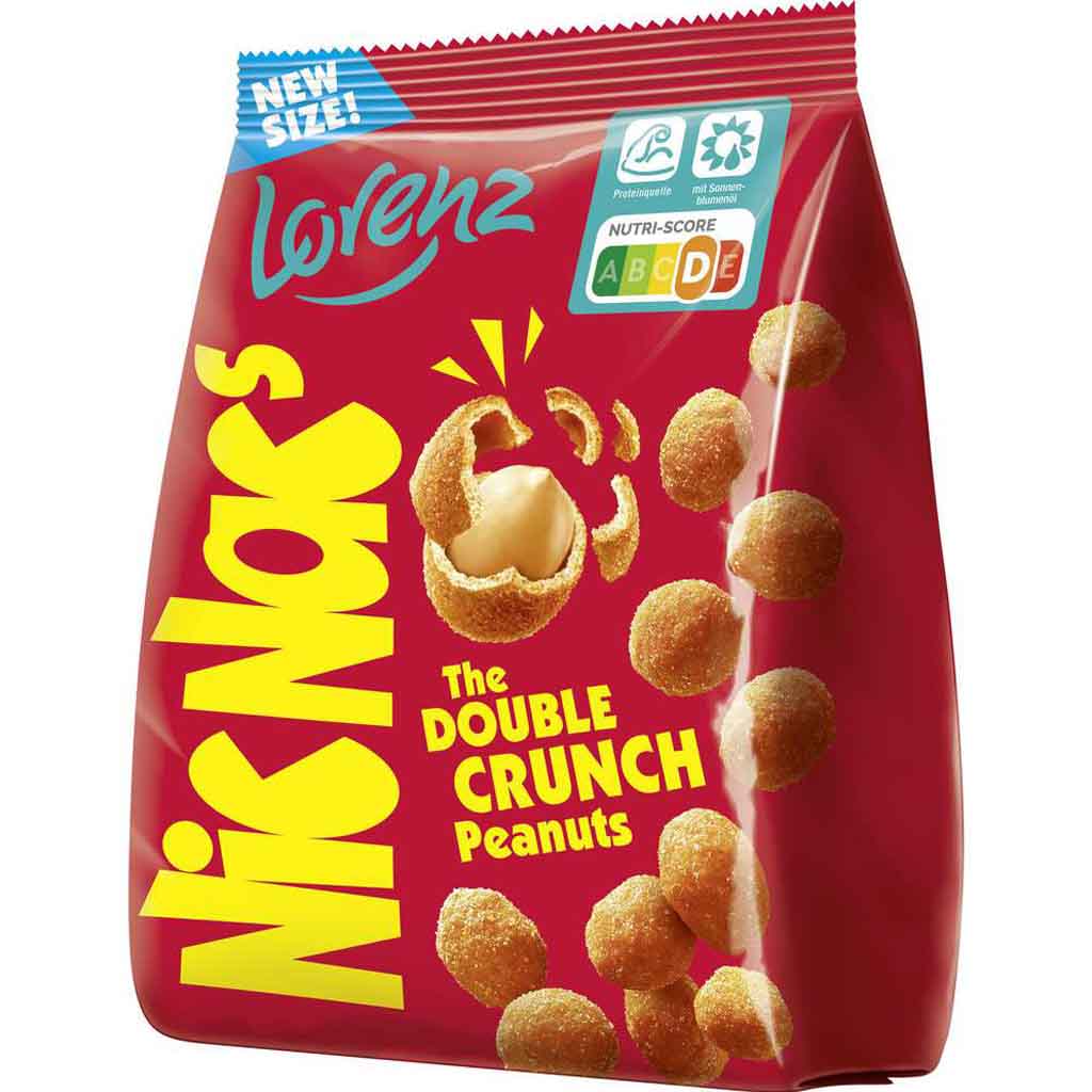 NicNacs The double crunch Peanuts 110g MHD 15.09.26