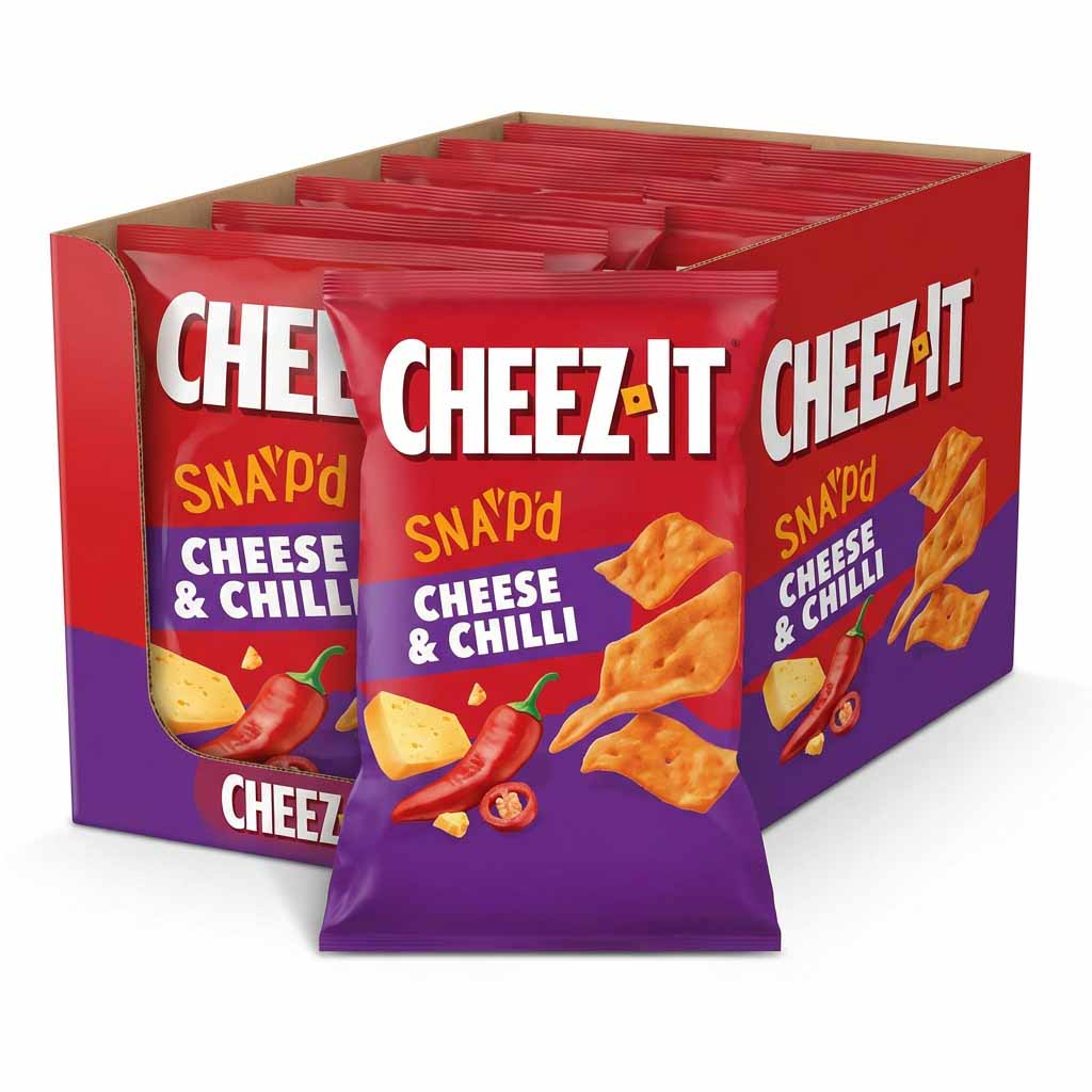 CHEEZ-IT Cheese & Chili 20x40g = 800g MHD 08.09.26