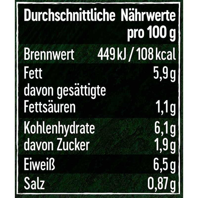 Dreistern Szegediner Gulasch mit Kartoffel 400g Nährwerte