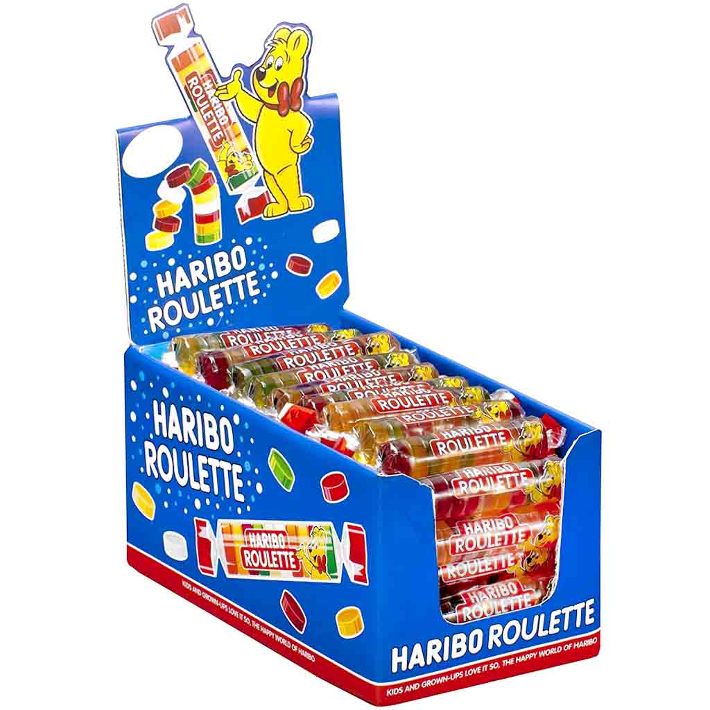 Haribo Roulette 50x25g=1250g MHD 28.02.27