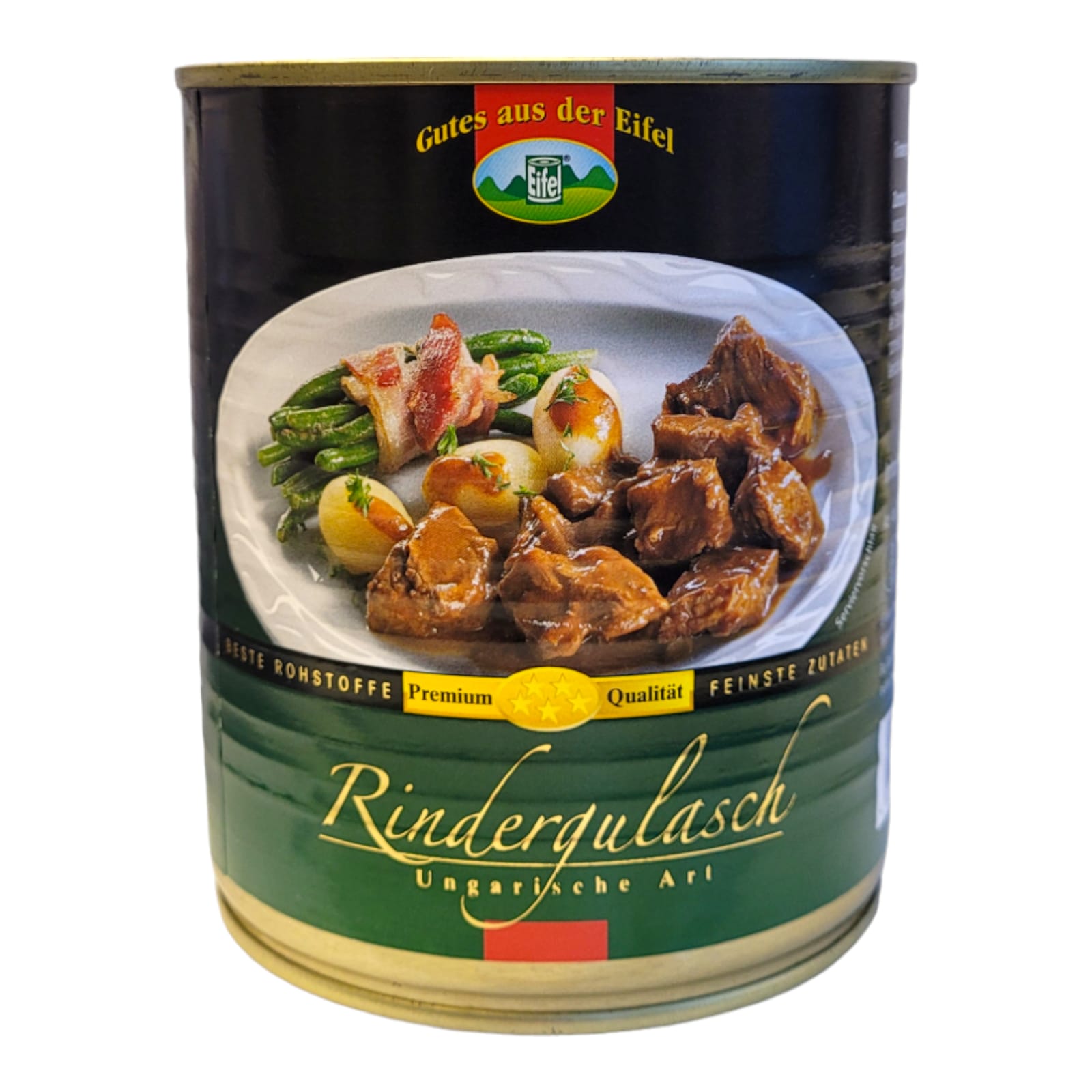 Gutes aus der Eifel Premium Rindergulasch Ungarische Art 800g MHD 09.02.28