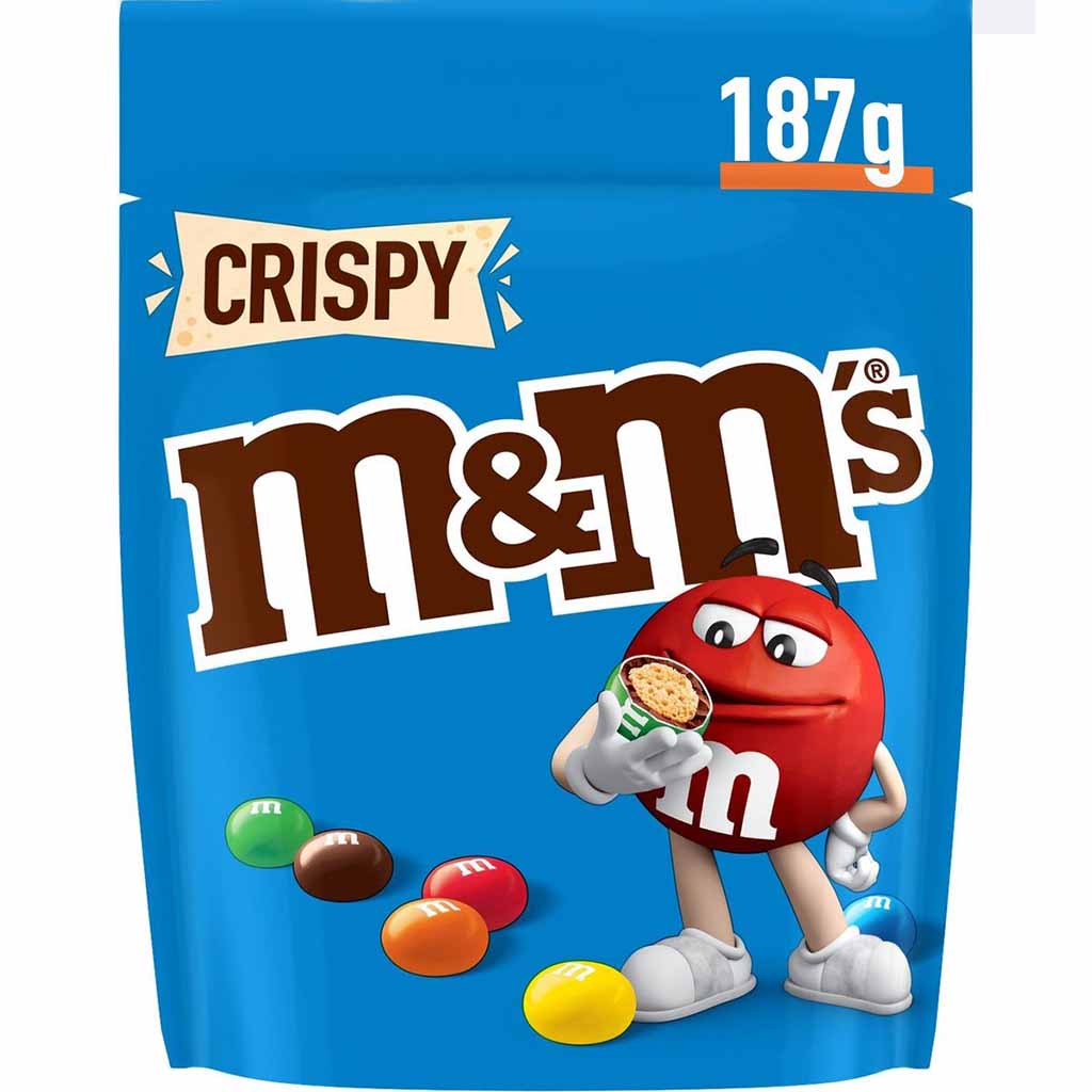 M&Ms Crispy 187g MHD 06.12.26